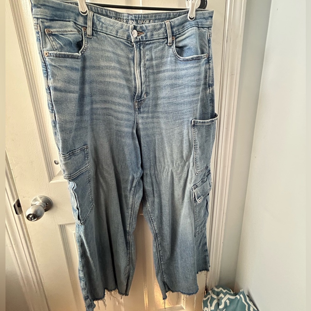 American Eagle  Light Blue Flare Jeans
